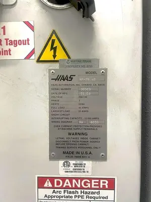 USED 2003 HAAS VF-7B/40