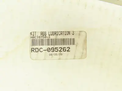 ABB Robotics RDC-095262 Kit Lubrication Update Hose Fittings & Plate Hardware