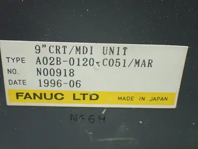Used FANUC A02B0120C051/MAR CNC & N/C Controls Ohio US | HGR 24 #885638
