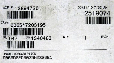 NEW ROSEMOUNT 65D22D0035N0380E1 TRANSMITTER 0065D22D0035N0380E1 0065-7203195