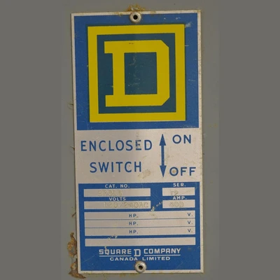 Square D 400 Amp Disconnect