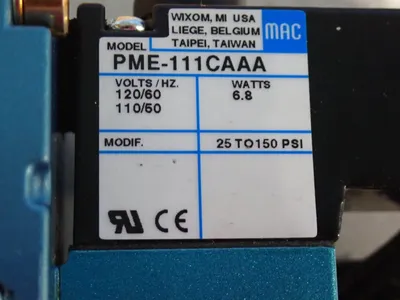 USED MAC VALVES INC 6532B231PM111CA