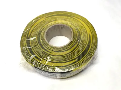 NEW SAFETYTAC HAZARD FLOOR MARKING TAPE BLACK ON YELLOW 2" X 100'
