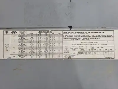 Used EATON POW-R-LINE 1A Switchgears British Columbia CA | Lenmark #1428851