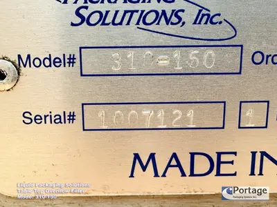 USED 2010 LIQUID PACKAGING 310-150 TT OVERFLOW FILLER