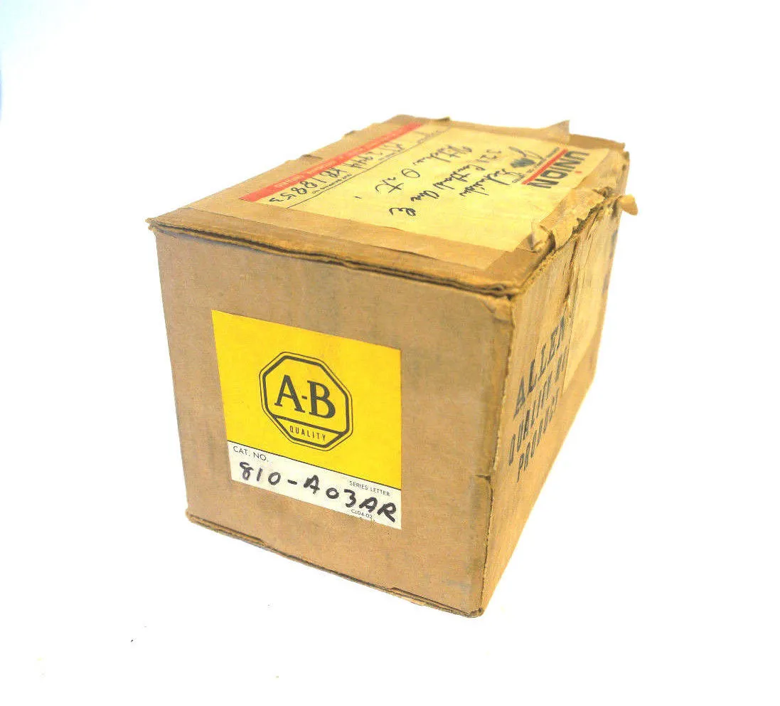 NEW ALLEN BRADLEY 810-A03AR TIME CURRENT RELAY 810A03AR