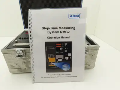 ASM NMG2-2500-P-MEM Machine Safety Guard Stop-Time Measuring System STM