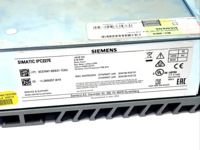 USED SIEMENS SIMATIC IPC227E