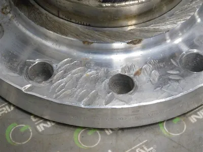 6" Titanium Bolt On Flanged Pipe 11.75" Flange OD 12" W Stainless Flanges Used