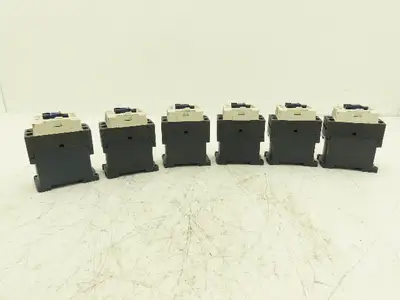 Telemecanique LC1D186 Contactor Motor Starter 32A 690V 15Hp Coil 24VDC Lot of 6