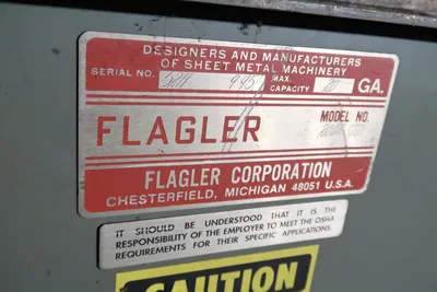 FLAGLER 20GA STANDARD Roll Formers | Mohawk Machinery (3)