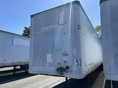 2001 Strick 53 ft Dry Van Trailer - Swing Door