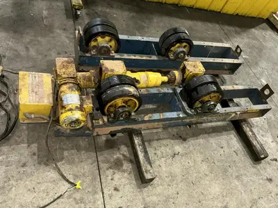 6,000 LBS WEBB MODEL #T6 TANK TURNING ROLLS, 1 DRIVE & 1 IDLER ROLL: YOBRO #25072