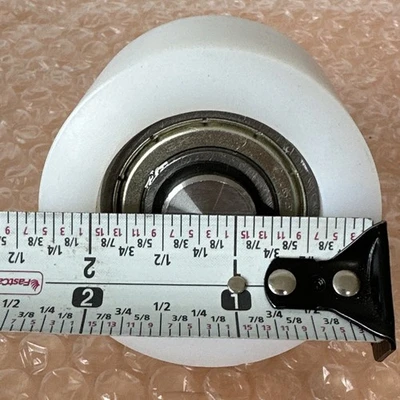 Plastic Roller Wheel Two Bearing Mute CNC Guiding Wheel Flat Belt Idler FASTSHIP