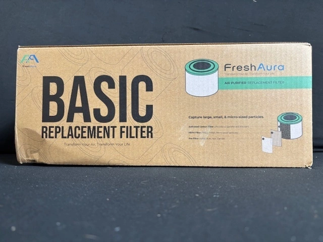 FreshAura Basic Replacement Filter - 2-Pack - Compatible With Levoit Core 300/300S Series
