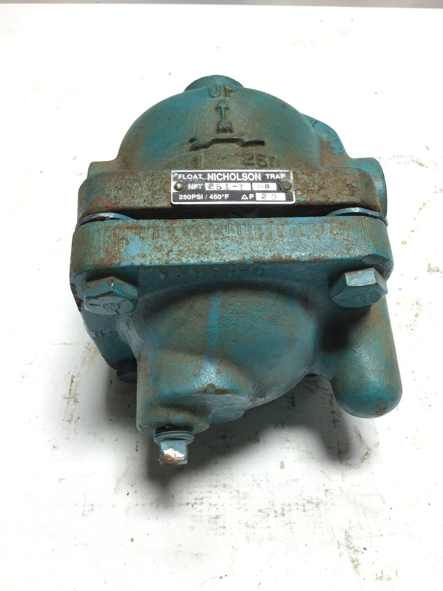 Nicholson NFT251-T Float Trap 250PSI 450°F