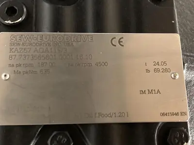 New | in-Stock SEW-EURODRIVE KA257 AOA115/3 Speed Reducers | Surplus Asset Holdings #1205391