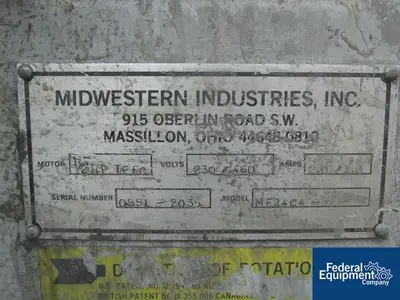 USED Midwestern Industries 24" MIDWESTERN SCREEN, C/S