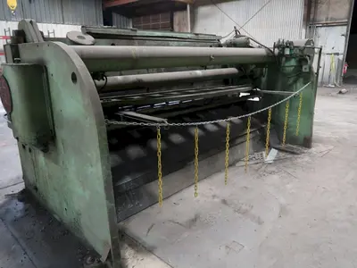 12' X 3/8" LODGE & SHIPLEY MODEL 0612 MECHANICAL POWER SQUARING SHEAR: STOCK 11410
