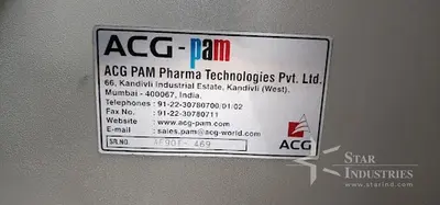 Used ACG PAM AF-90T Capsule Fillers California US | Star Industries #1254500