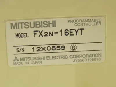 Mitsubishi Electric FX3G-40MT/ES Programmable Controller W Logic Controller
