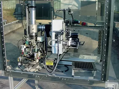 USED PRESSURE SENSITIVE LABEL SYSTEM LABEL SYSTEM