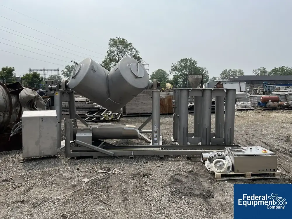 USED Patterson-Kelley 50 cu ft Patterson Kelley Twin Shell Blender