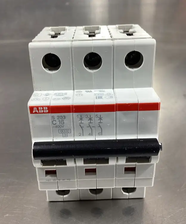 Used ABB S 203 C 16 Circuit Breakers | Palmetto Automation #1155162