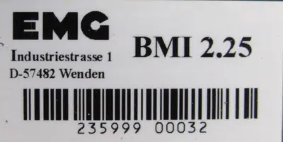 USED EMG BMI 2.25 CONTROL BOARD BMI225