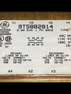USED GENERAL ELECTRIC 9T58B2814