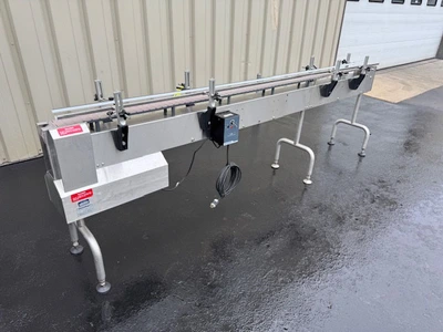 PharmaVeyor 4" Wide x 124" Long Table Top Conveyor