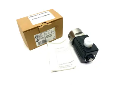 USED BÜRKERT 2/2-WAY SERVO SOLENOID VALVE 6240 A 1/4 DP SS 24VDC 16W