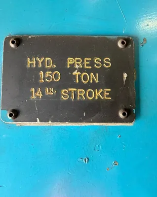 Wheatley 150 H-Frame Hydraulic Press | Mohawk Machinery (6)