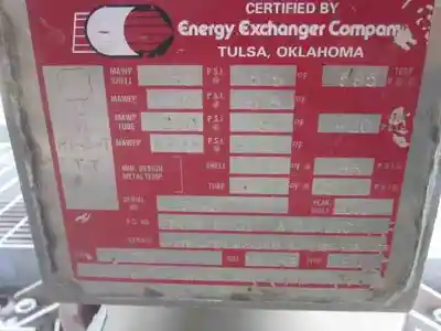 500 sq ft energy exchanger carbon steel shell & tube heat exchanger