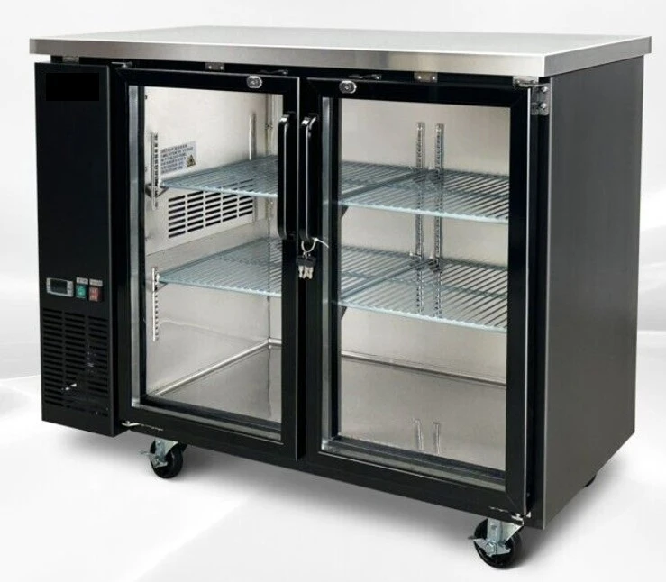 171-0146 48” Glass Door Self Contained Back Bar Cooler