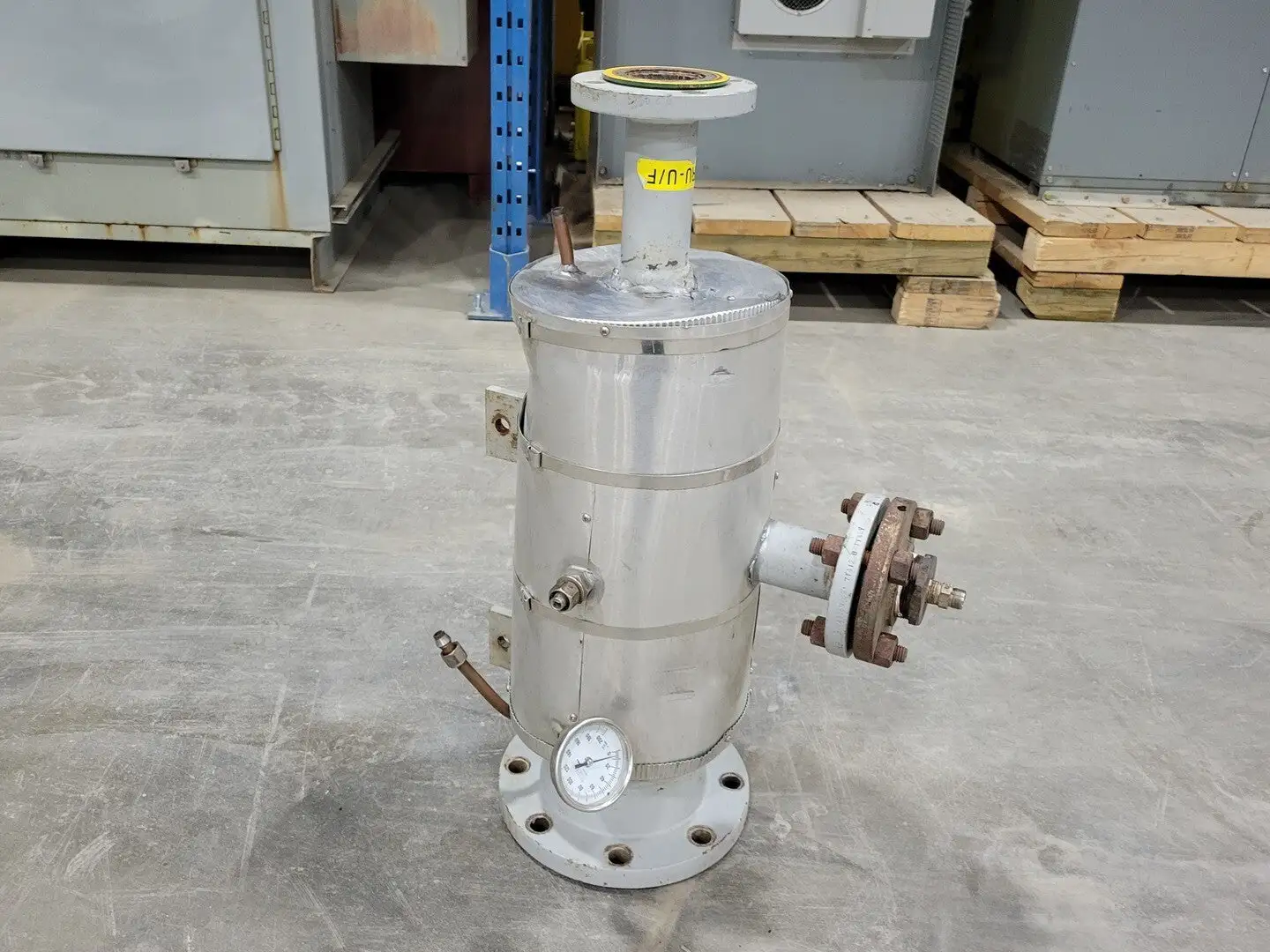 Water Baffle Test Tube w/ Temperature Gauge