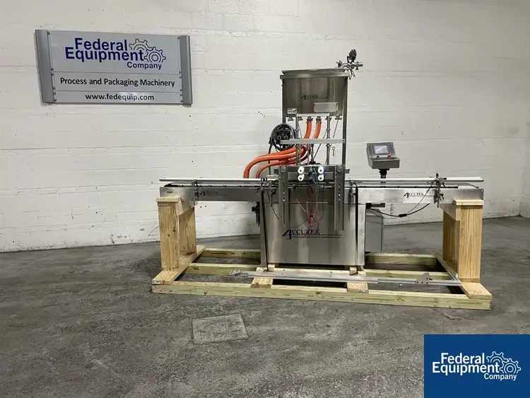 Used Accutek Accutek Inline Piston Filler, Model AVF2.8 Liquid Fillers Ohio US | Federal Equipment Company #128676