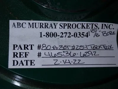USED ABC MURRAY SPROCKET INCORPORATION 80A30T#251TORKTOOL