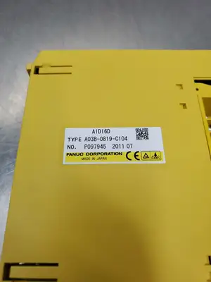 Used FANUC A03B-0819-C104 (AID16D) PLC MODULE PLC Input & Output South Carolina US | Palmetto Automation #1287548