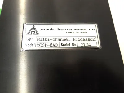 OHMIC INSTRUMENTS MCSP-8AO MULTI-CHANNEL PROCESSOR MCSP8AO