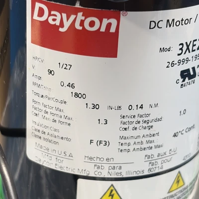 New | in-Stock Dayton 3XE22 Miscellaneous MRO Indiana US | J&J Industrial Supply #1455758