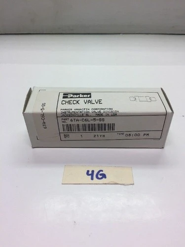 NEW Parker 6TA-C6L-5-SS