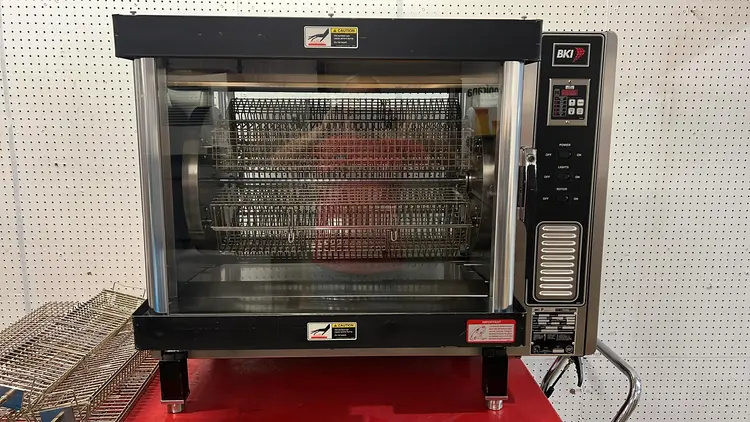Used BKI Used BKI DR-34 Countertop Electric Rotisserie Oven - 240V 1PH Electric Ovens Illinois US | Falcon Restaurant Supply #1374393
