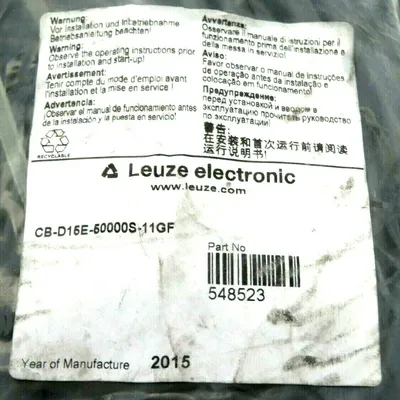 NEW LEUZE CB-D15E-50000S-11GF CONNETOR CABLE 548523 CBD15E50000S11GF