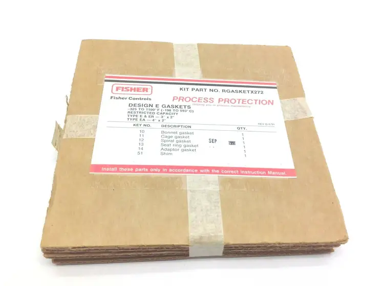 New | in-Stock FISHER DESIGN E GASKET KIT Seals & Gaskets | Maverick Industrial Sales #1121167