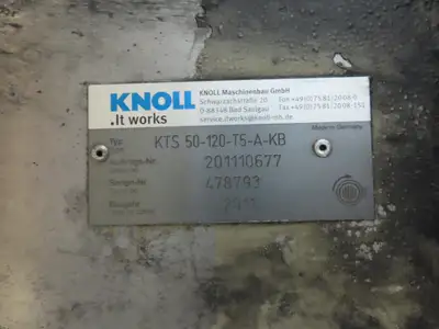 Knoll KTS50-120 High Pressure Screw Coolant Spindle Pump 40Hp 230/460V 3Ph