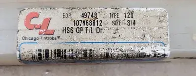 USED CHICAGO LATROBE 49748 DRILL BIT