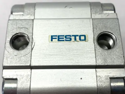 Used FESTO PNEUMATIC COMPACT CYLINDER 40MM BORE 15MM STROKE 156005 Pneumatic Cylinders | Maverick Industrial Sales #1100612