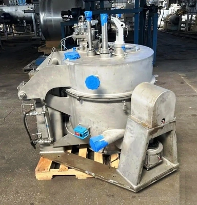 Western States 30 x 18 perforate basket centrifuge, 316L SS.