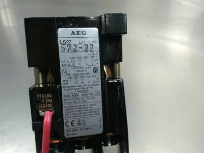 AEG MOTOR CONTROL CONTACTOR LS27-572-25 STC4